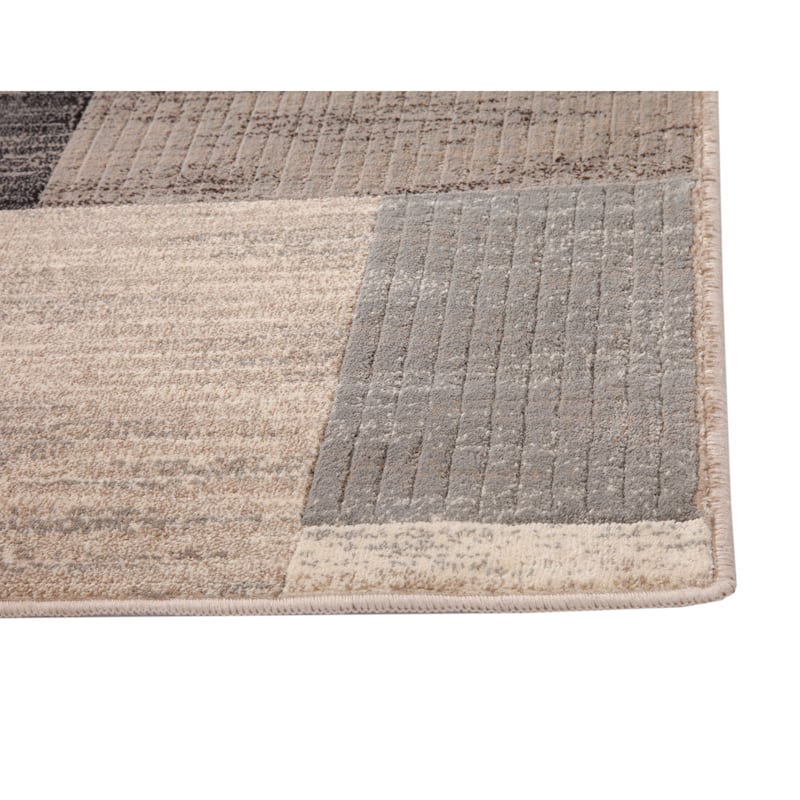 Stella Charcoal/Ivory/Grey Area Rug - 6' x 9'