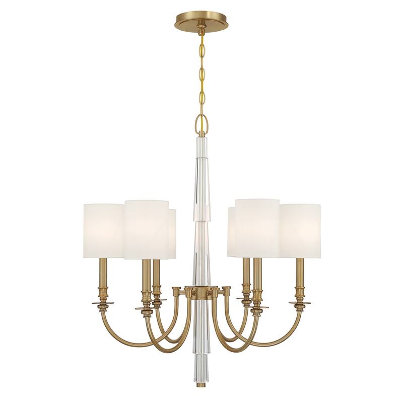 Crystorama Lighting Group LLO-486 Lloyd 6 Light 26" Wide Crystal