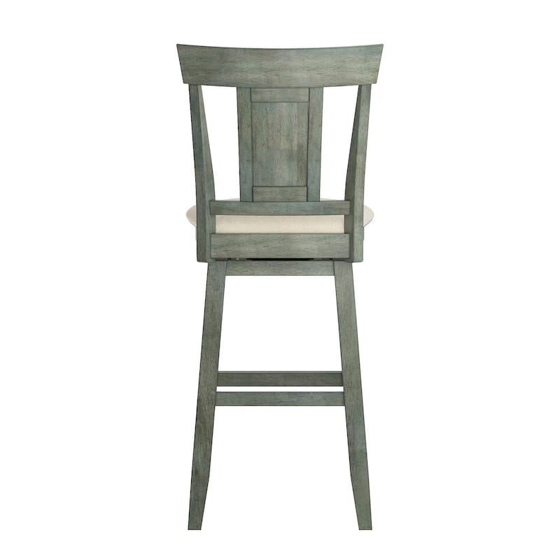 Eleanor Panel Back Wood Swivel Chair by iNSPIRE Q Classic