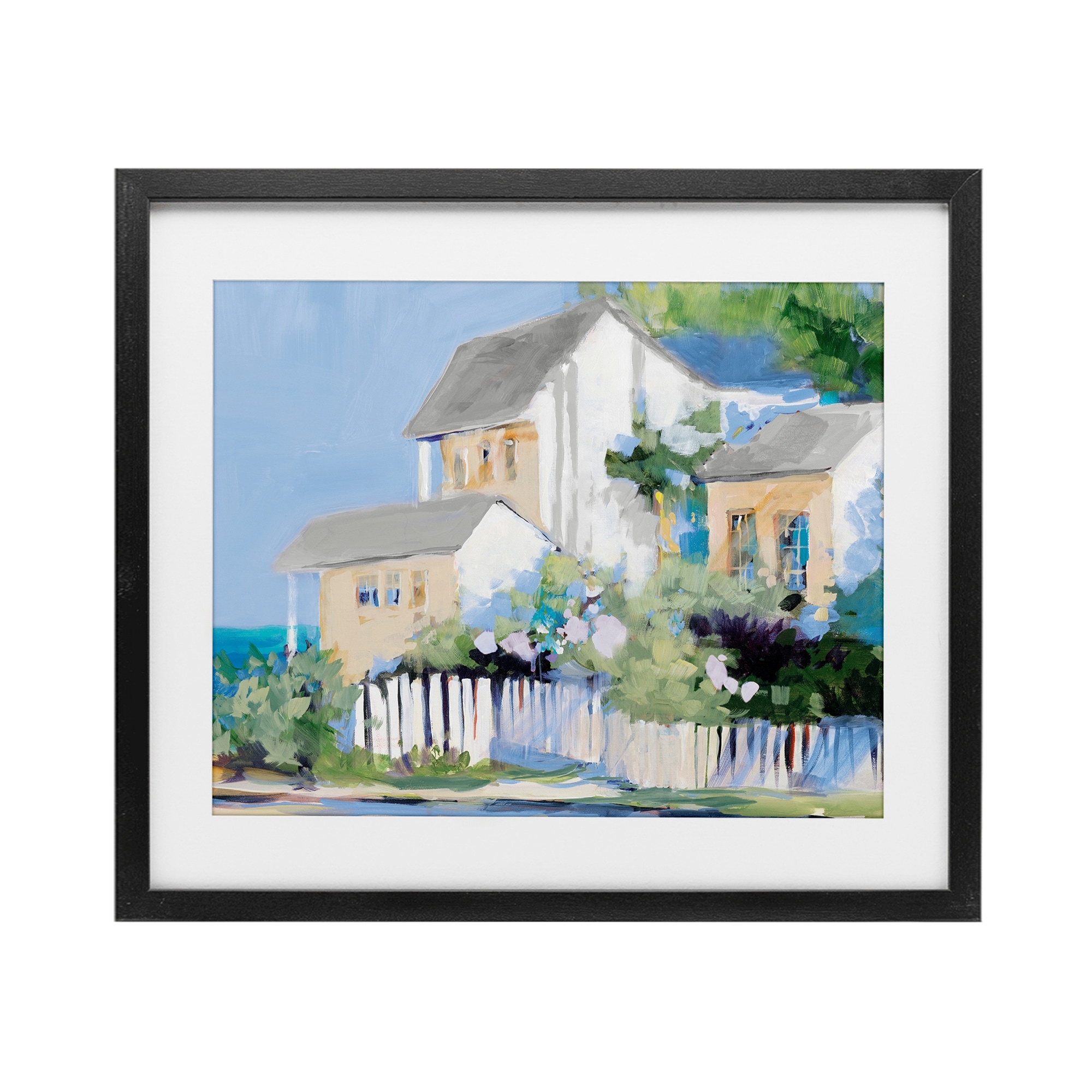 Stupell Living by the Water Cottage Under Glass Framed Design By Jane Slivka