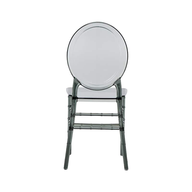 Modern Designs 2 and 4-piece Set of Stackable Transparent Ghost Chairs for Events - N/A