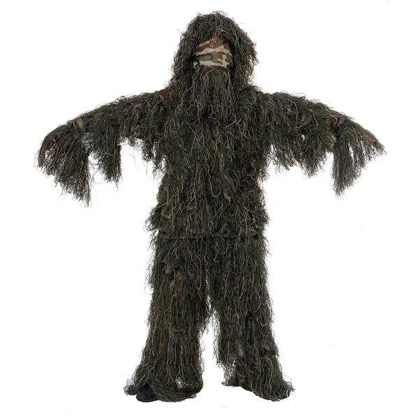 Shop Costway Ghillie Suit Camo Woodland Camouflage 3d Jungle