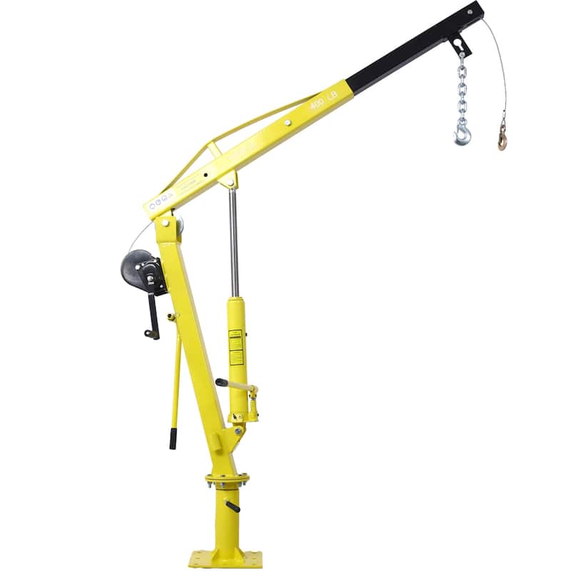 Hydraulic Pickup Truck Crane with Hand Winch,Hoist Jib Crane