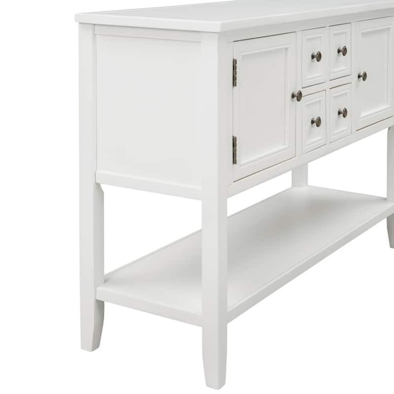 Console Table with Bottom Shelf