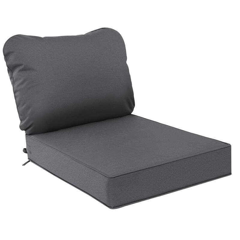 Waterproof Outdoor Deep Seat Cushion Set for Patio Furniture and Chairs