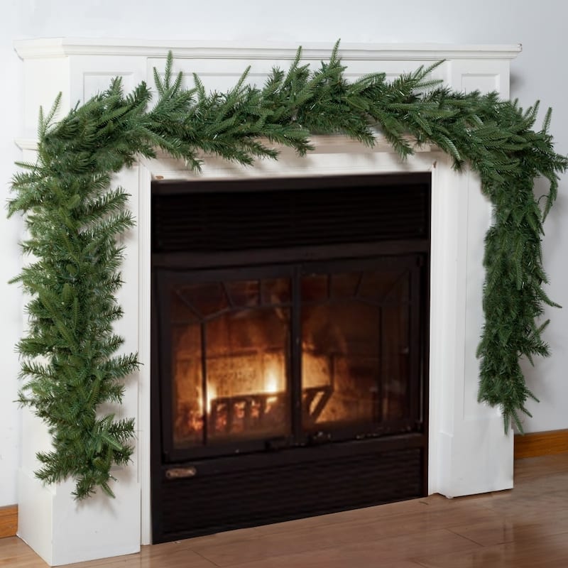 106.29" Lush Green Christmas Artificial Garland for Holiday Charm - Green
