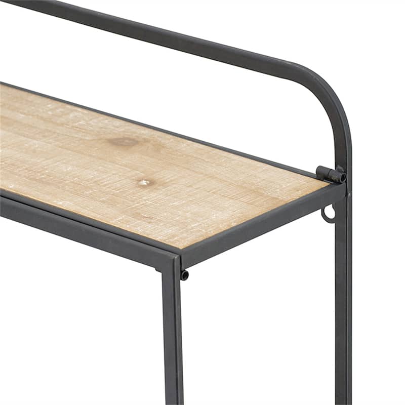Three-Tier Wood Wall Shelf