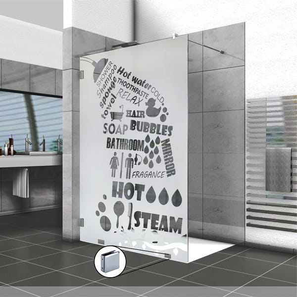 Frameless Fixed Shower Glass Panel With Shower Design Bed Bath & Beyond 34267202
