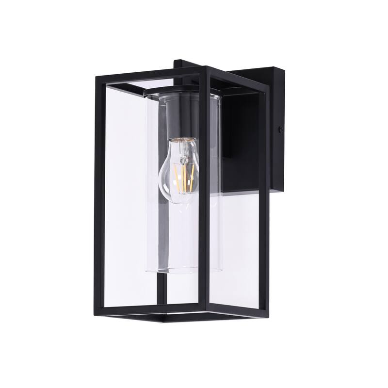Outdoor Wall Sconce with Clear Glass