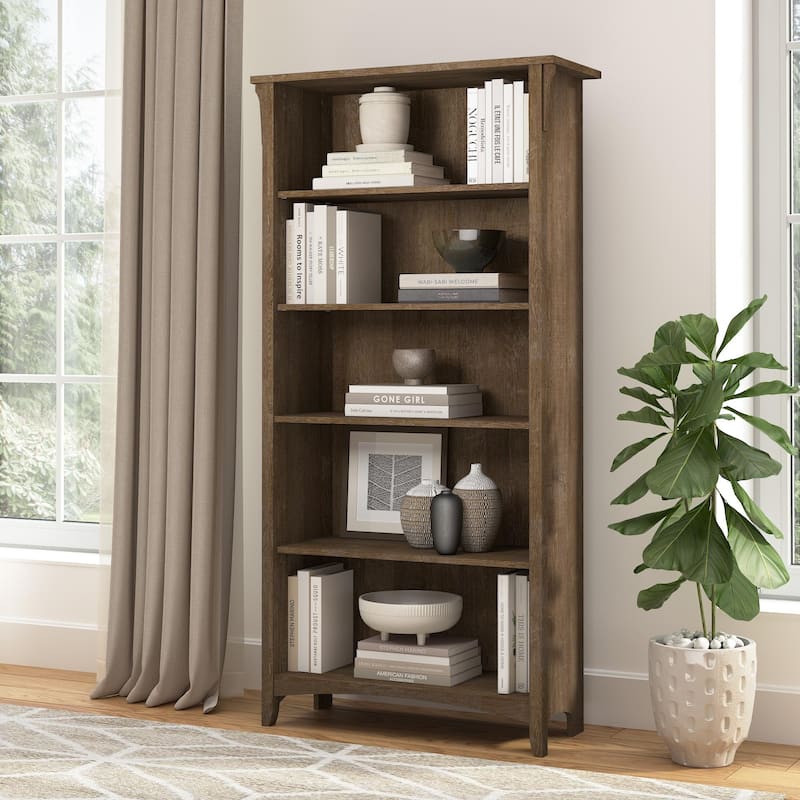 Bush Home Salinas Tall 5 Shelf Bookcase