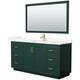 Option Green / Giotto Quartz Top / Brushed Gold Hardware