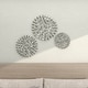 preview thumbnail 8 of 30, Metal Starburst Wall Decor with Cutout Design - Gold or Silver - Set of 3