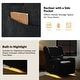 preview thumbnail 31 of 29, Remo Modern Nursery Swivel Glider Recliner with Built-in Nightlight and Storage Bags by HULALA HOME
