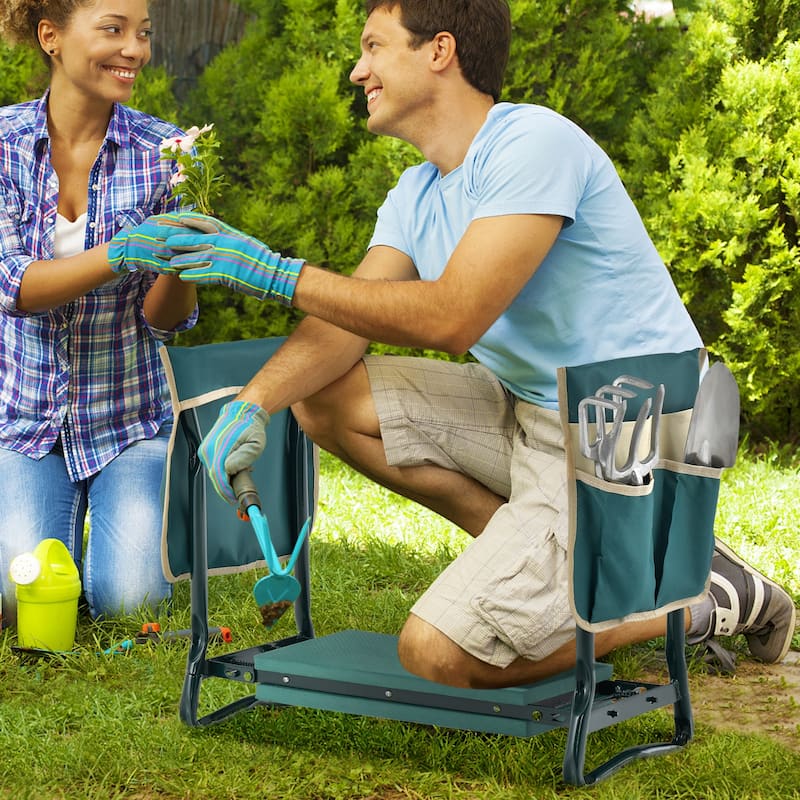 Garden Kneeler and Seat, Foldable Garden Stool Heavy Duty Gardening - See Details