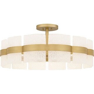 Sweeney 6-Light Soft Gold Semi-Flush Mount