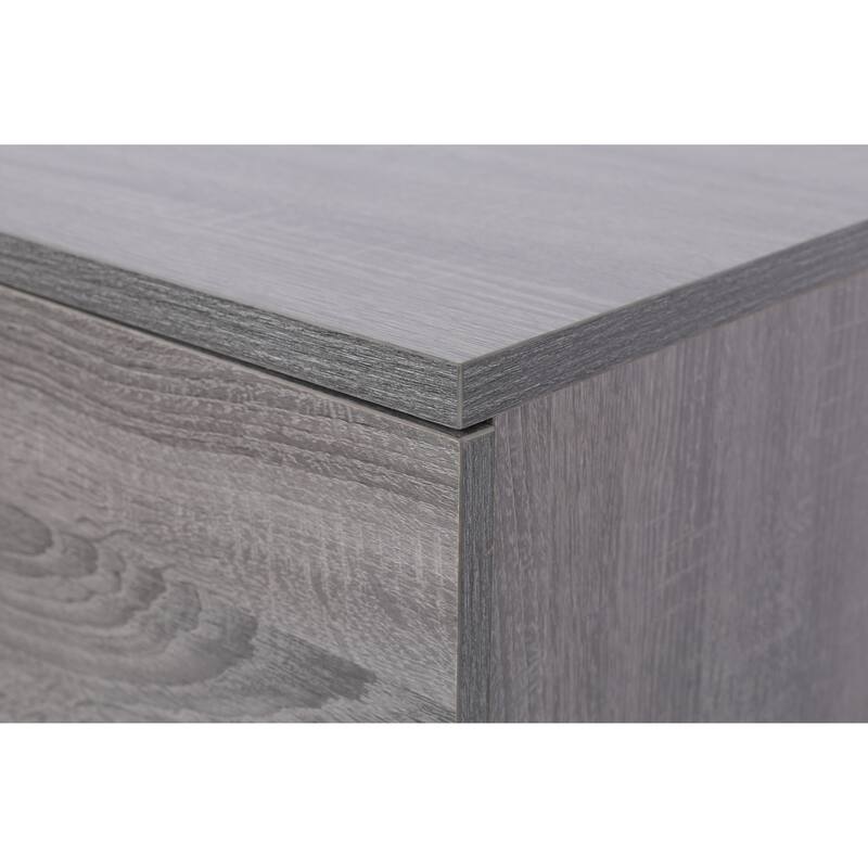 5 Drawer Storage Cabinet with Wheels Tall Dresser Modern Design Movable