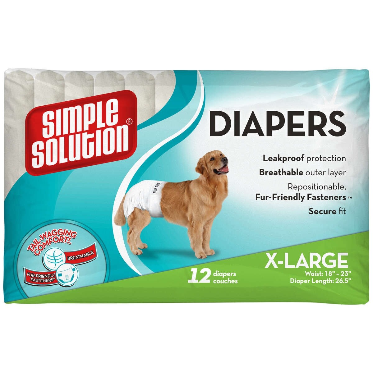 extra large dog diapers