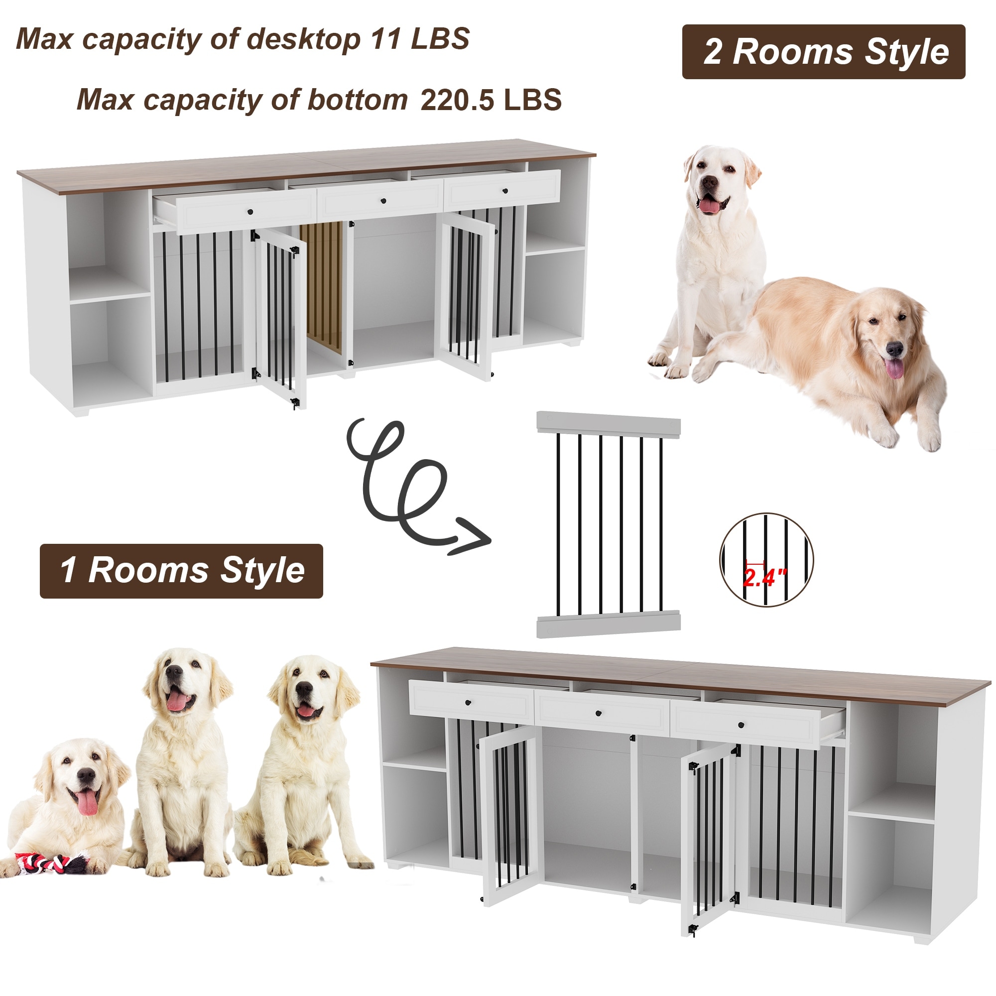 2 x 3 shop dog crate