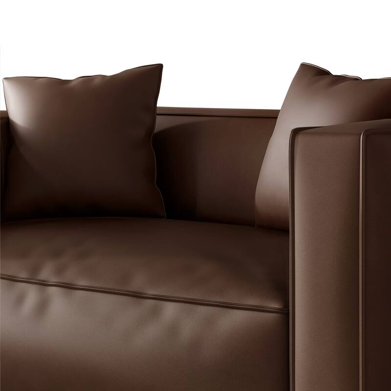 CraftPorch Mid Century Modern Upholstered Loveseat