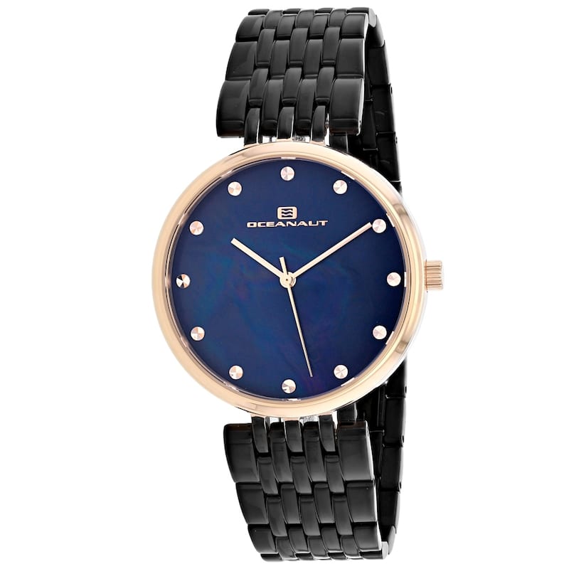 Oceanaut Women's Aerglo Black MOP Dial Watch - OC2205 - Black MOP - 6 (36)