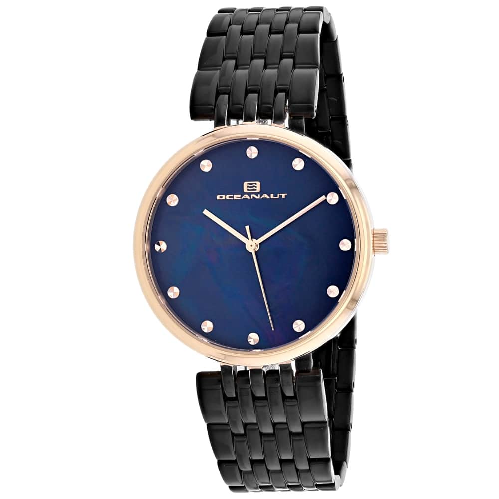 Oceanaut Women's Aerglo Black MOP Dial Watch - OC2205 - Black MOP - 6 (36)