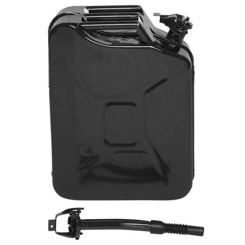 5 Gallon 20L Steel Gas Can Power Emergency Backup Tank, US Stock, Black - N/A