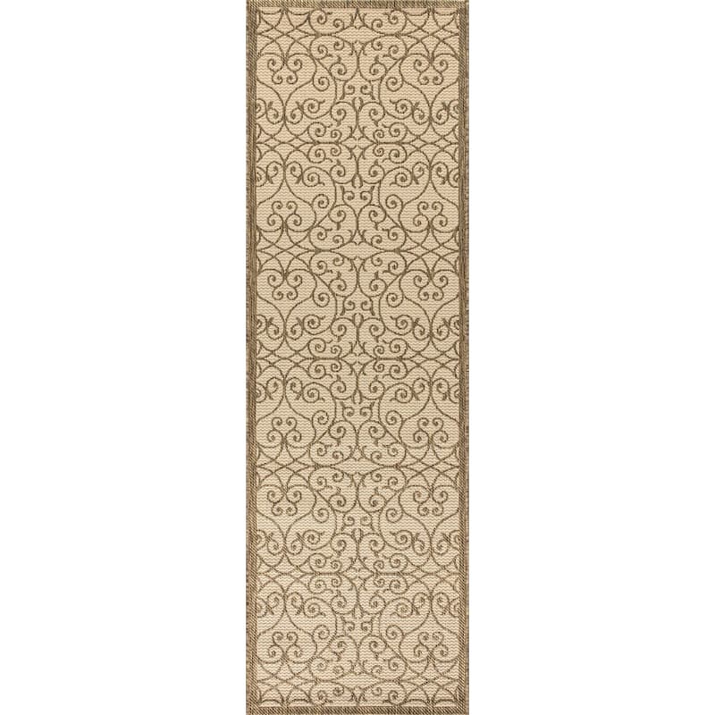 JONATHAN Y Ourika Textured Weave Indoor/Outdoor Area Rug