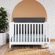 preview thumbnail 1 of 20, Orbit 4-in-1 Flat Top Convertible Crib Ebony/Matte White
