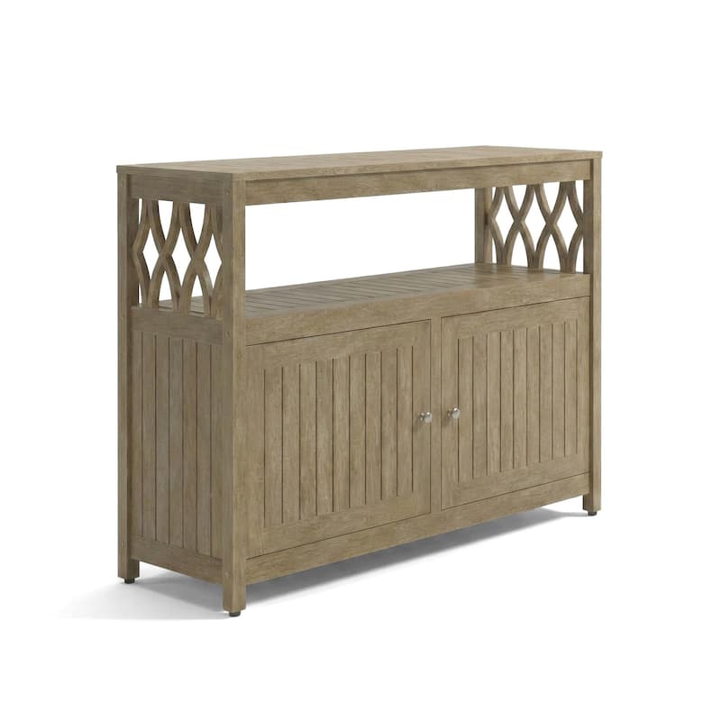 DTY Outdoor Living Longs Peak Eucalyptus Sideboard - Biscotti