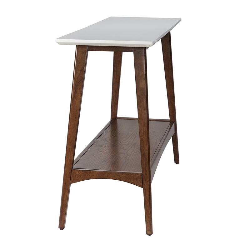 Console table - Off-White+Pecan