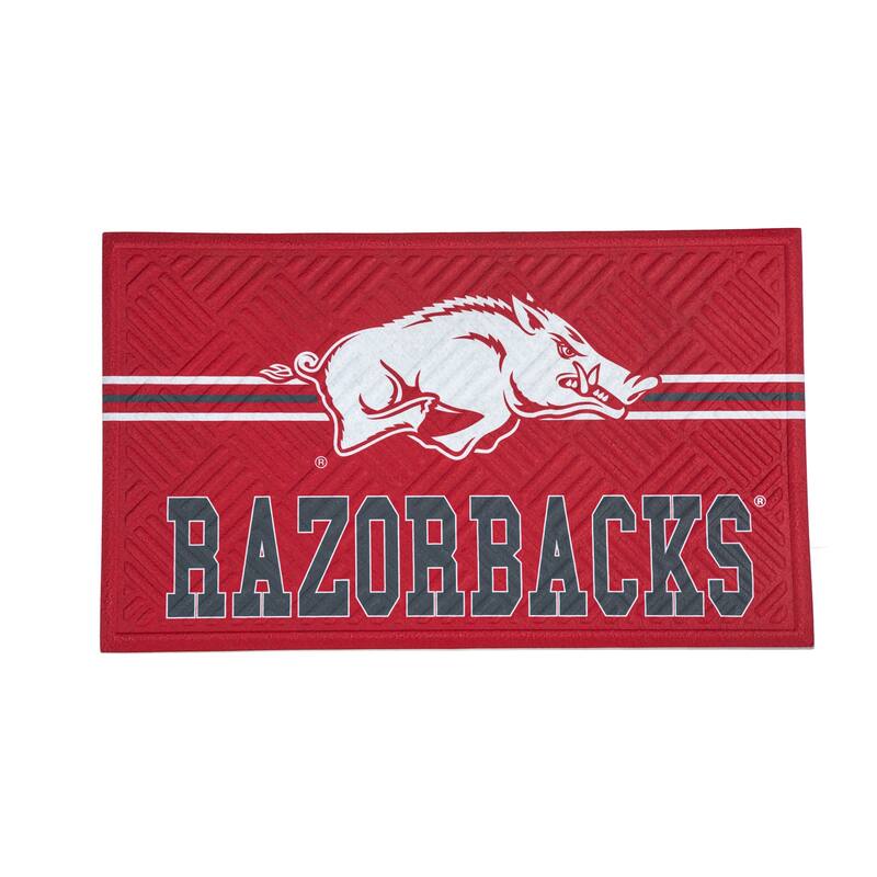 30 in. x 18 in. Embossed Mat, Cross Hatch, University of Arkansas