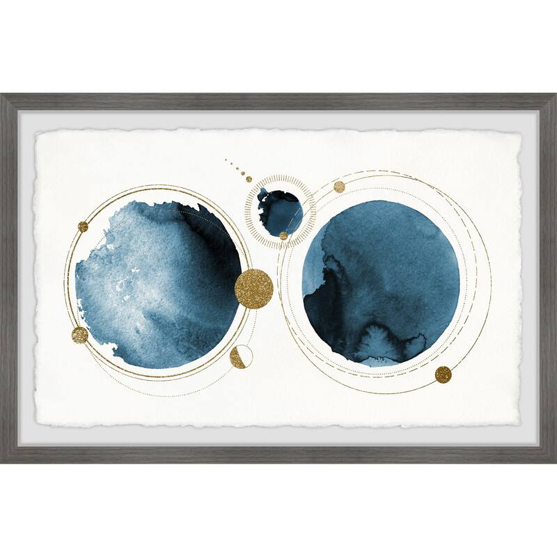 'Twin Earth' Framed Painting Print