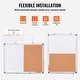 preview thumbnail 38 of 67, White/Enclosed/Large Cork Board Monthly Calendar Whiteboard & Cork Board Combo