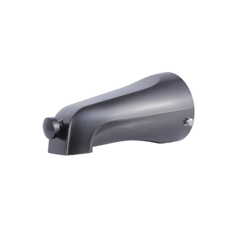 Kingston Brass Showerscape 5-1/8-Inch Tub Spout with Diverter, 1/2" CTS - Oil Rubbed Bronze