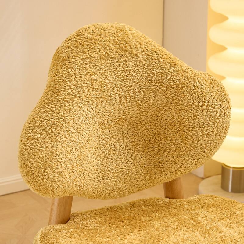 Cloud Puff Soft Accent Chair – Cozy Vanity & Lounge Chair