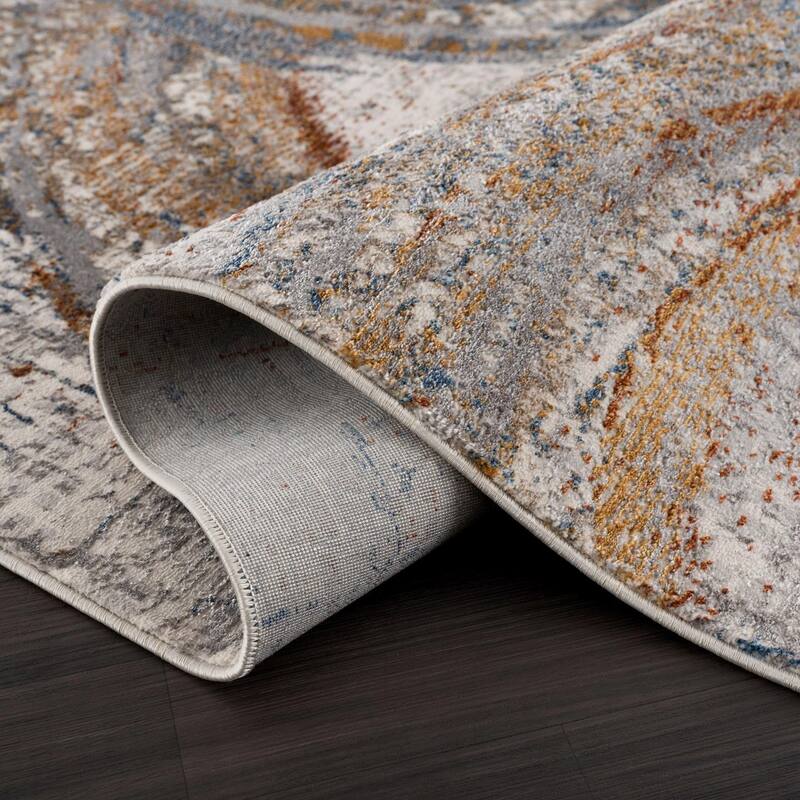 Luxe Weavers Abstract Circle Area Rug, Geometric Carpet