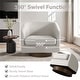 preview thumbnail 44 of 88, 31.1'' W Modern Barrel Swivel Accent Chair