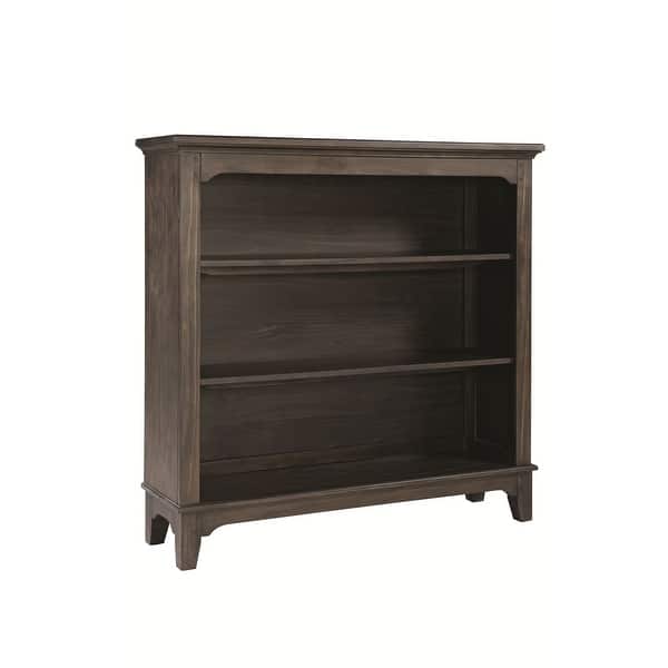slide 2 of 3, Taylor 50" Wide Farmhouse Bookcase, River Rock Brown