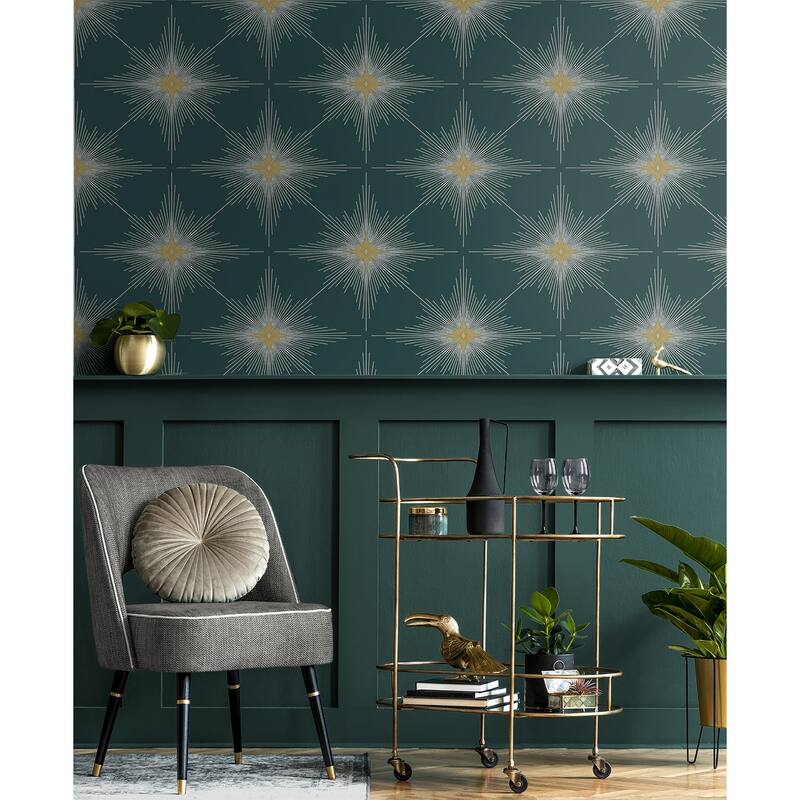 Seabrook Designs North Star Non-Woven Unpasted Wallpaper