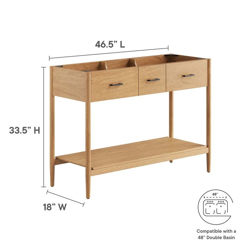 Zaire 18"/24"/30"/36"/48" Bathroom Vanity Cabinet (Sink Basin Not Included)