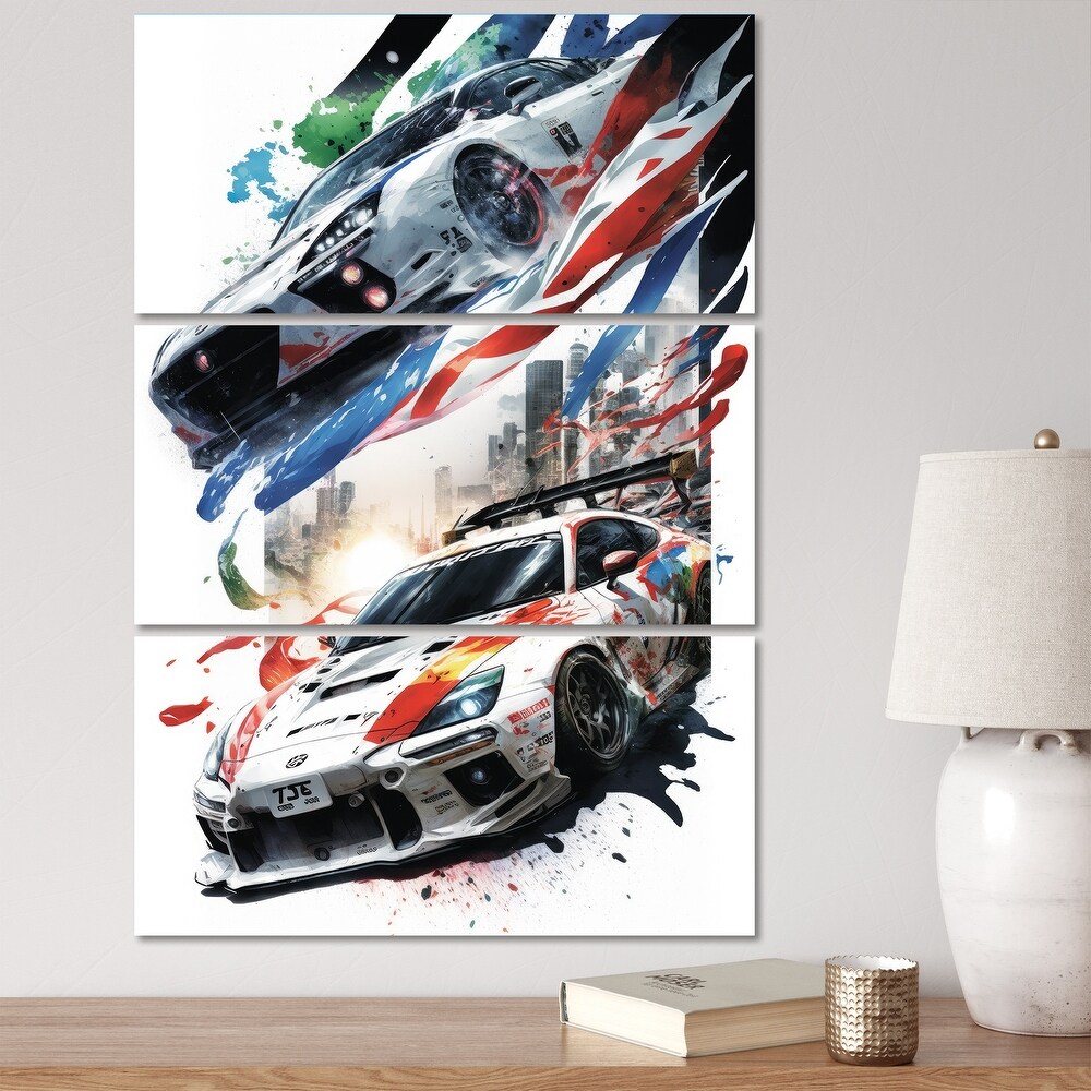 Wall Art Print Drifting Car Auto Drift, Gifts & Merchandise