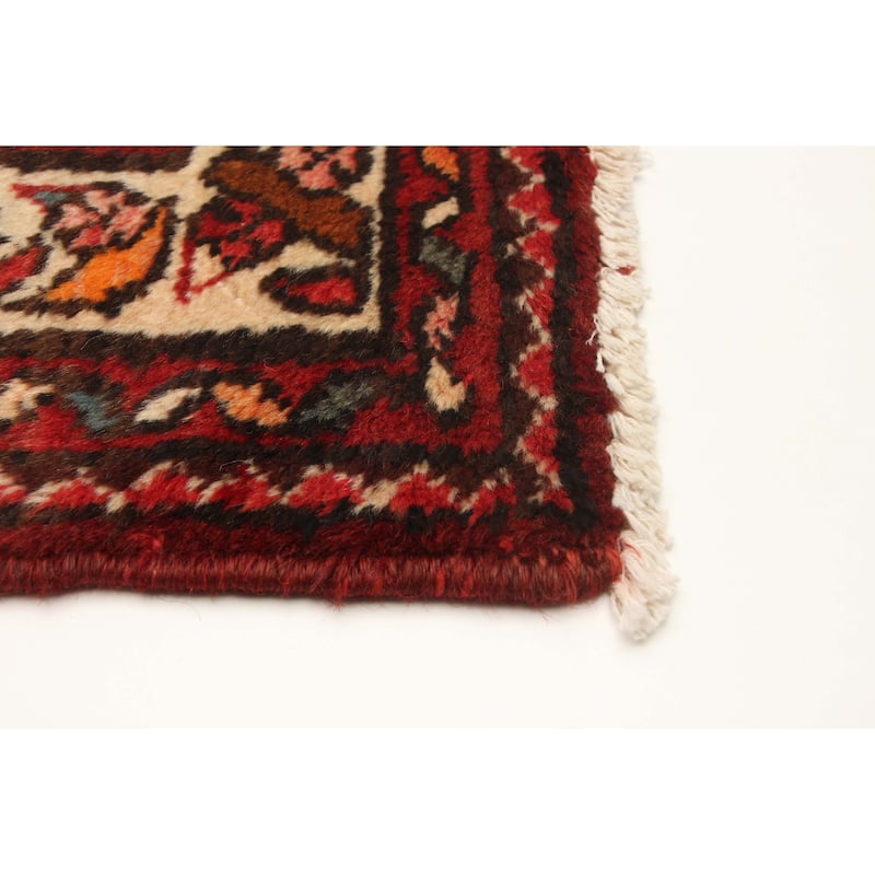ECARPETGALLERY Hand-knotted Andelz Red Wool Rug - 2'11 x 10'9