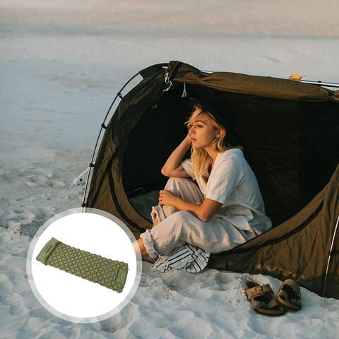 Inflatable Sleeping Mat Portable Sleeping Pad Waterproof Canopies