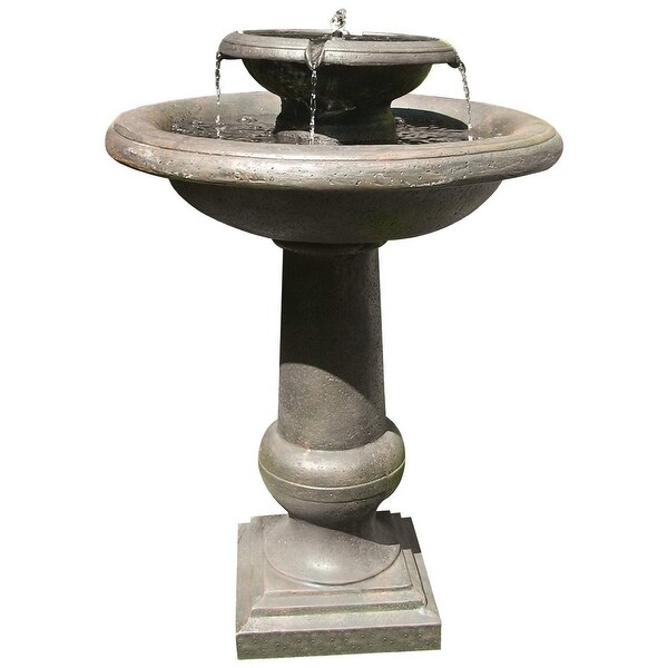 Smart Solar 24260RM1 Oiled Bronze Finish Chatsworth Solar On Demand Fountain - Bronze|Bronze