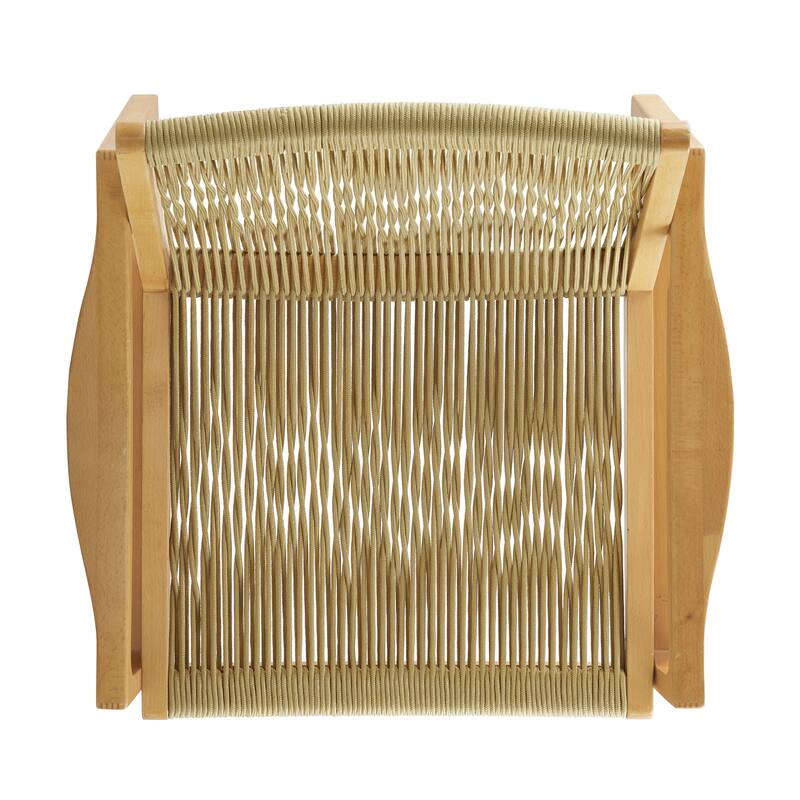 Riverhill Woven Rope Rocking Accent Chair