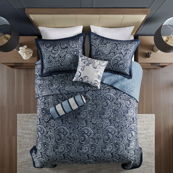 THE TOE （Madison Jacquard ） Madison Park Whitman Reversible Oversized 5-piece Jacquard