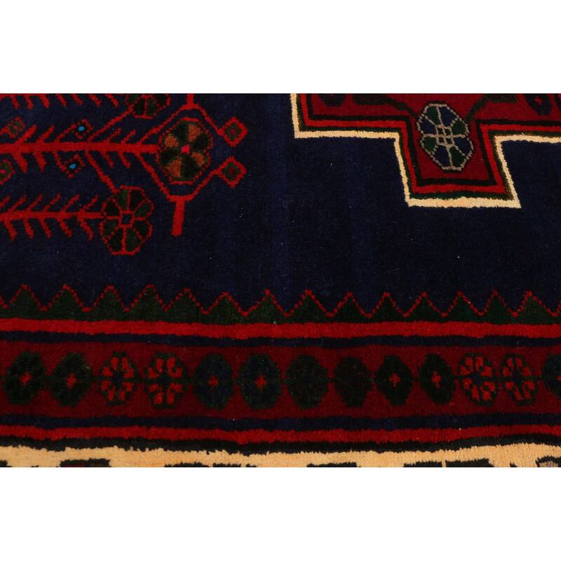ECARPETGALLERY Hand-knotted Konya Anatolian Dark Blue Wool Rug - 5'0 x 9'6