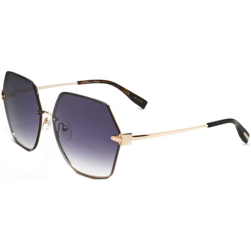 Trussardi Women's 62mm Gold Sunglasses STR452FL-04BS-62