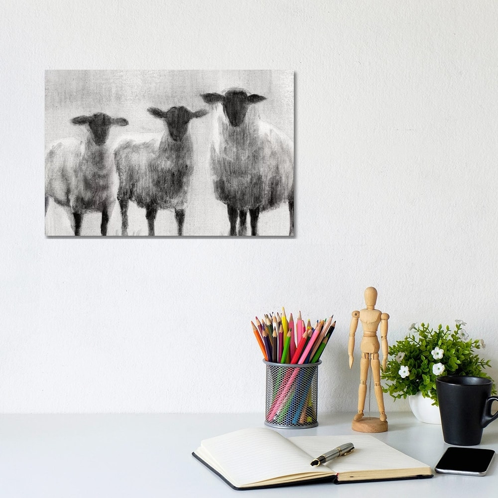 iCanvas "Rustic Sheep I" by Ethan Harper Canvas Print