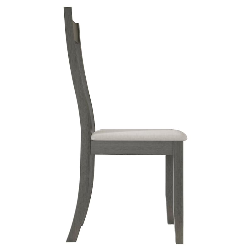 CraftPorch Vintage Style Wooden Dining Chairs (Set of 2) - N/A